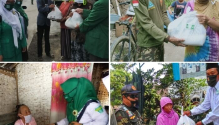 Tim NU Peduli Covid-19 Pacet Bagikan Paket Sembako. 1 SORBANSANTRI.COM