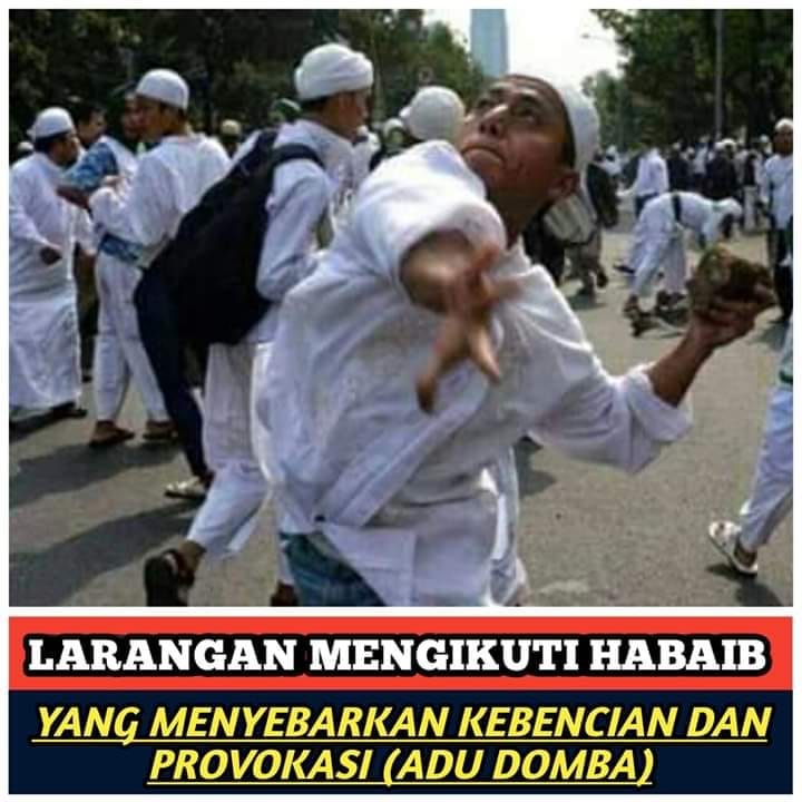 LARANGAN MENGIKUTI HABAIB YANG MENYEBARKAN KEBENCIAN DAN PROVOKASI 2 SORBANSANTRI.COM