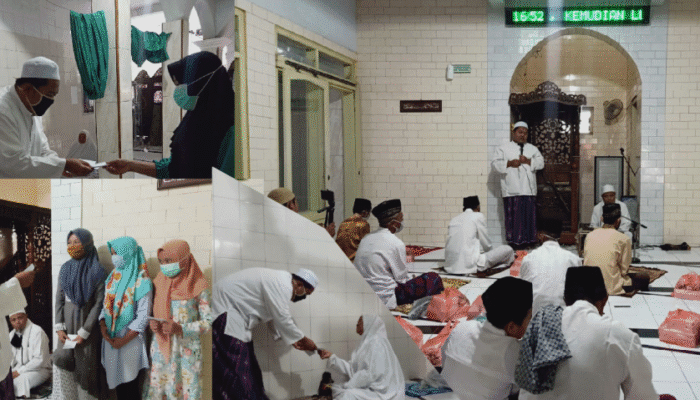 KEGIATAN SANTUNAN YATIM DAN DHUAFA OLEH MASJID NURUL IMAN PACET MOJOKERTO 1 SORBANSANTRI.COM