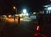 PENGAMANAN MALAM TAKBIRAN MUSIM PANDEMI COVID-19 OLEH ANSOR BANSER PACET 6 SORBANSANTRI.COM