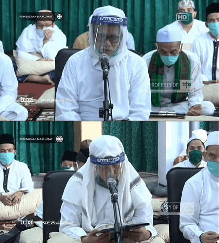 Para Masyayikh Lirboyo memakai 'Face Shield' dalam ngaji tatap muka dengan santri 2 Screenshot_219