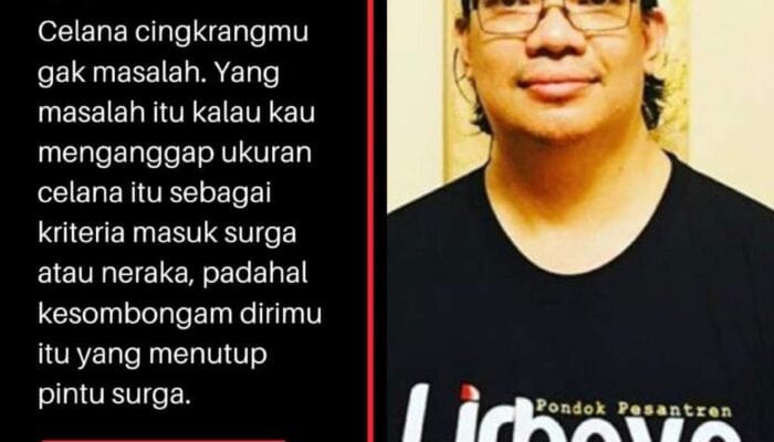 CELANA CINGKRANG BUKAN MENJADI TOLAK UKUR MASUK SURGA DAN NERAKA 1 SORBANSANTRI.COM
