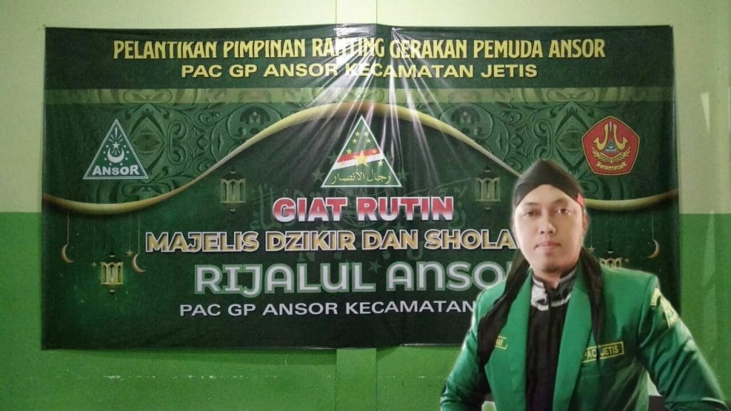 Pelantikan pengurus ranting GP ANSOR se kec jetis mojokerto 4 SORBANSANTRI.COM