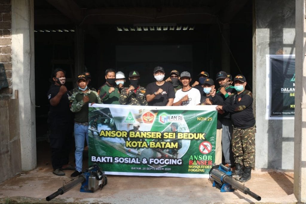 Cegah DBD, Ansor Sei Beduk Lakukan Foging 2 SORBANSANTRI.COM
