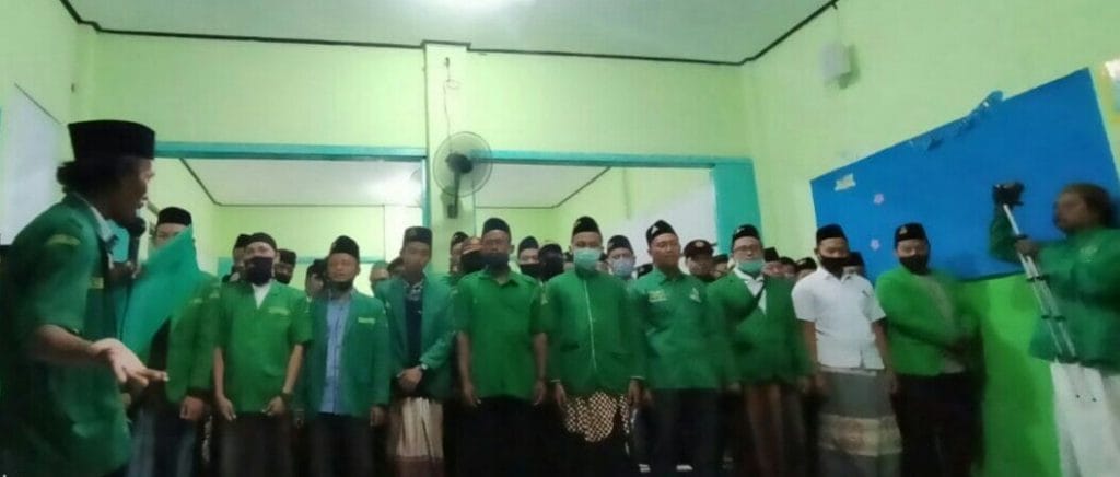 Pelantikan pengurus ranting GP ANSOR se kec jetis mojokerto 2 SORBANSANTRI.COM