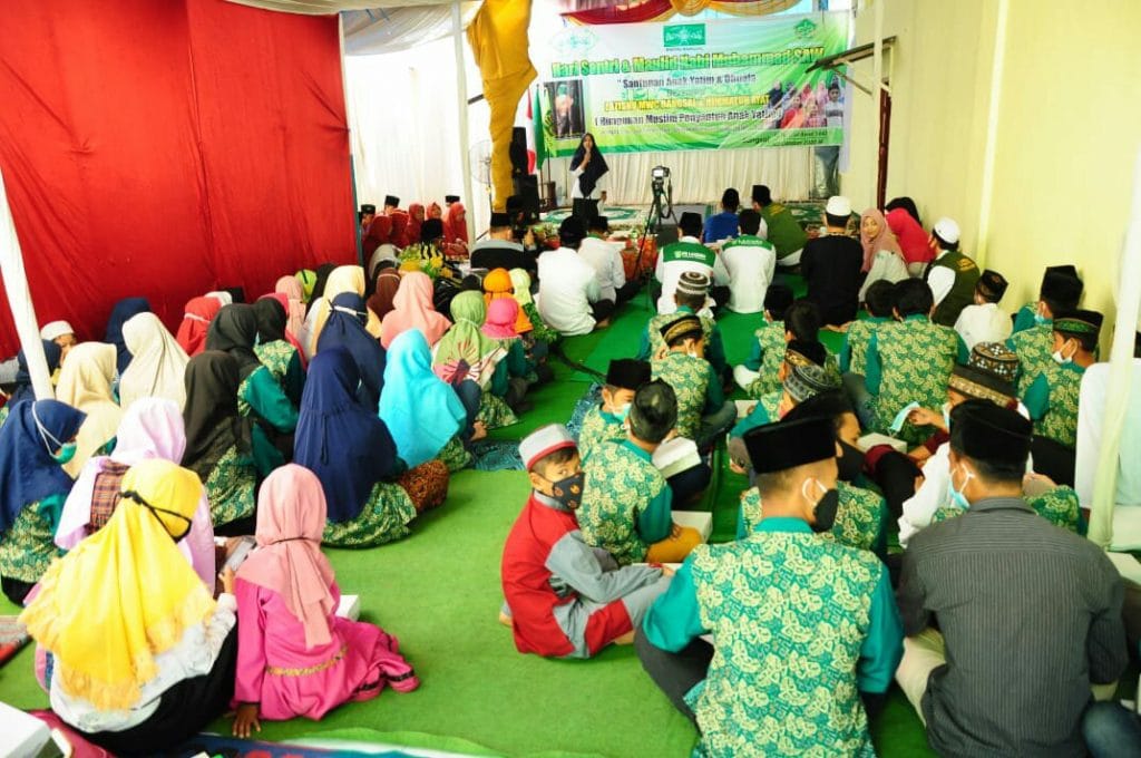 Lazisnu MWCNU Bangsal mojokerto dan Himmatun Ayat Menyantuni 74 Yatim/Dhuafa’ 9 SORBANSANTRI.COM