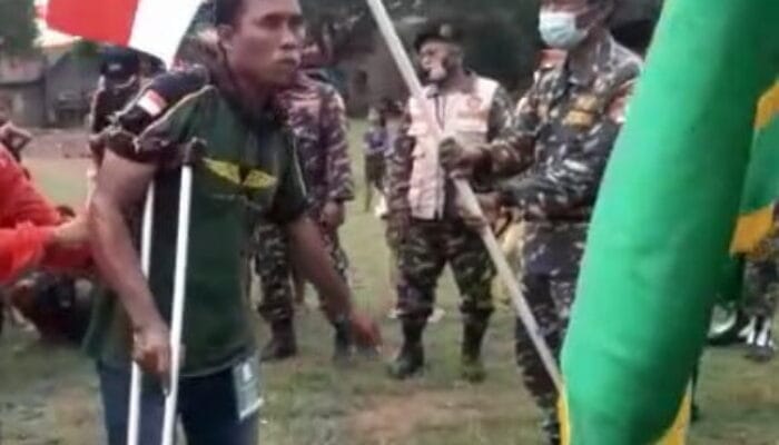 Semangat 2 sahabat ikuti Diklatsar Banser Ngoro di Akhir Tahun 2020, patut diacungi jempol 1 SORBANSANTRI.COM