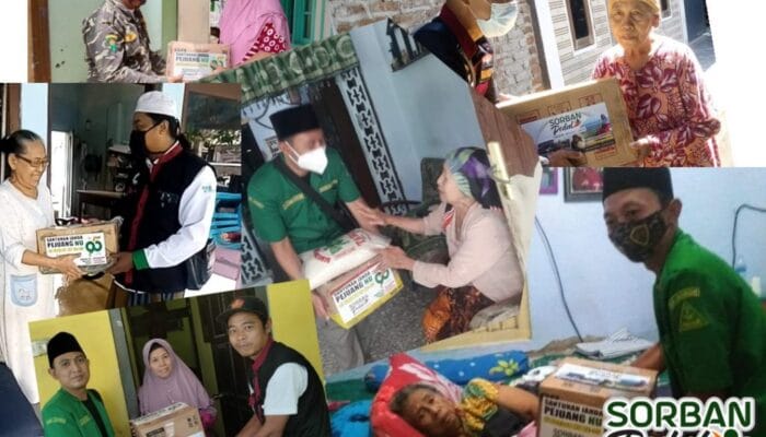 GEBRAKAN AWAL SORBAN PEDULI DI HARLAH NU KE-95 1 SORBANSANTRI.COM