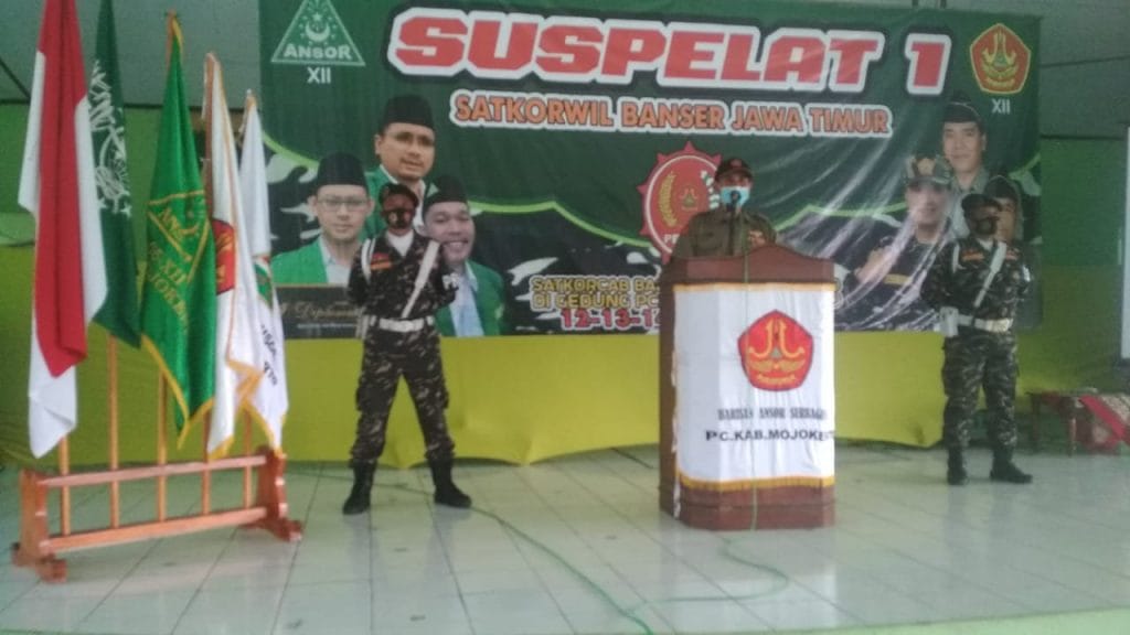 Apel Penutupan SUSPELAT 1 di Gedung PCNU kabupaten Mojokerto 2 Sambutan H.Ulum (Ndanlat dalam Pendidikan)