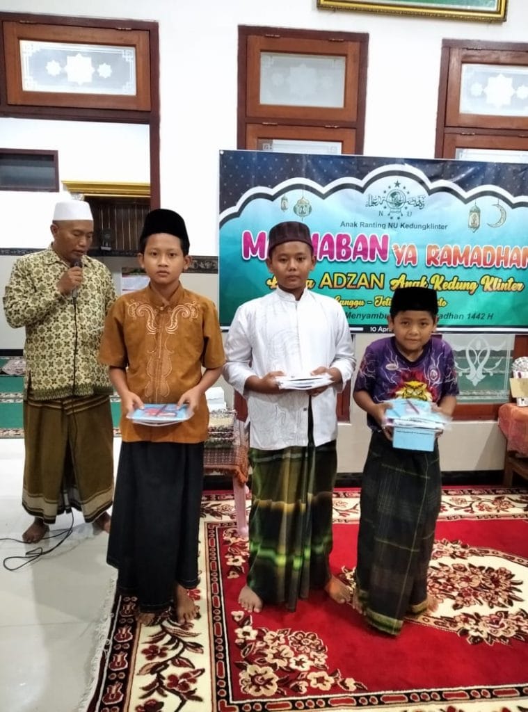 KEDUNG KLINTER LOMBA ADZAN SAMBUT BULAN ROMADHON 4 SORBANSANTRI.COM