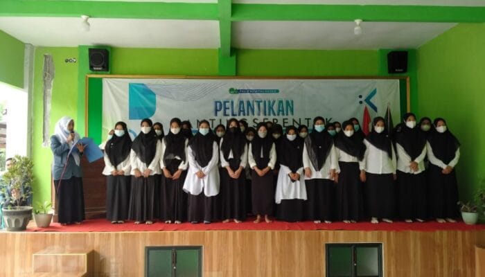 Pelantikan Ranting IPNU IPPNU se-Kecamatan Gedeg Mojokerto 2021-2023 1 SORBANSANTRI.COM