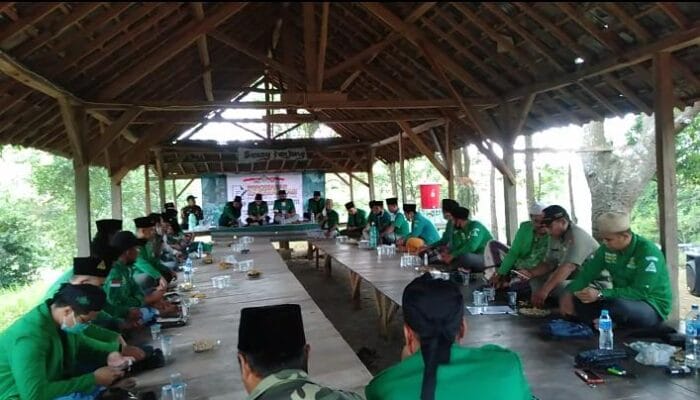 Pengesahan Raker PAC GP Ansor Jetis-Mojokerto di Waduk Tanjungan 1 SORBANSANTRI.COM