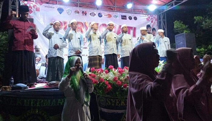 Karang Taruna Desa Purwojati Bersama Banom NU Mengadakan Gebyar Sholawat 1 SORBANSANTRI.COM