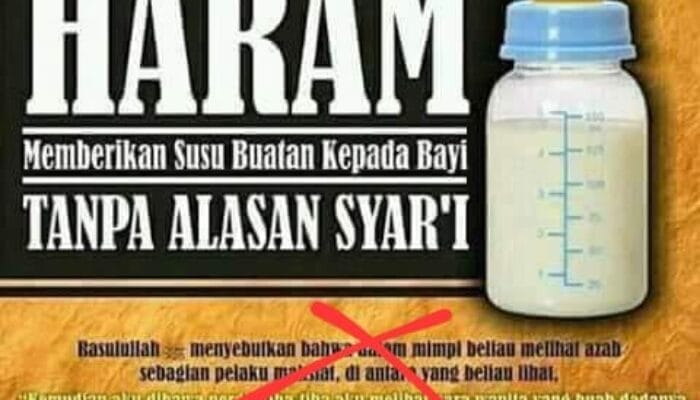 Memberi Susu Formula Menjadikan Ibunya Disiksa Di Neraka? 1 SORBANSANTRI.COM