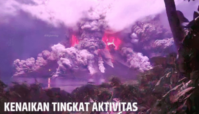 Gunung Ruang Erupsi, Status Naik Jadi Awas: Masyarakat Diminta Waspada 1 SORBANSANTRI.COM