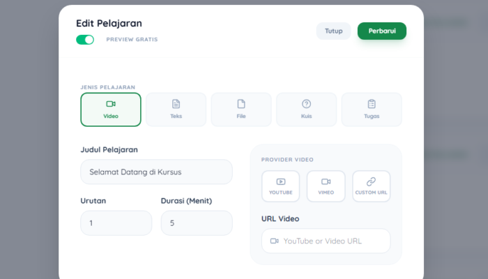 SorBan Cendekia Global Kini Punya Demo Publik dan Dokumentasi Instalasi Lengkap 1 Kurikulum SorBan Cendekia Global